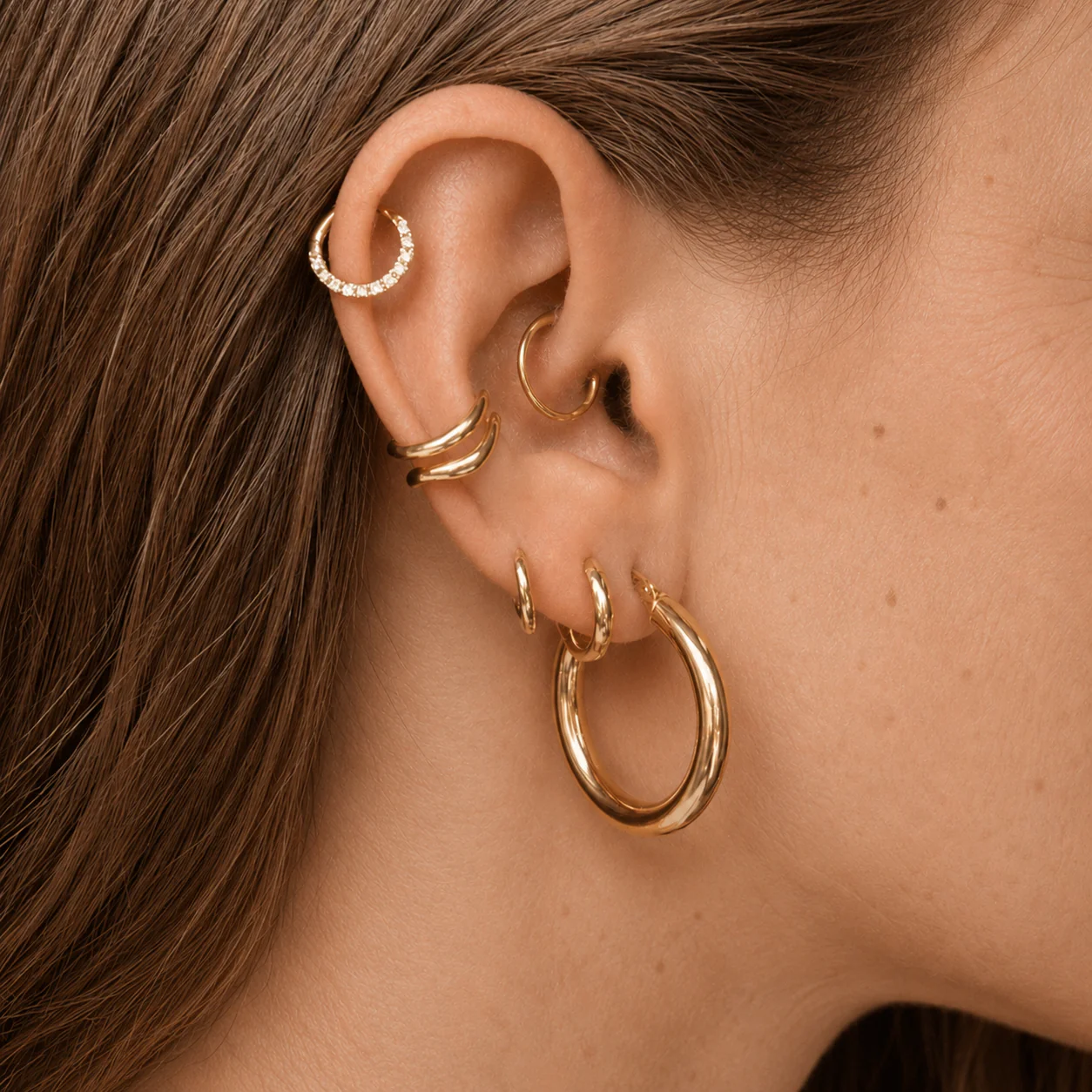 Organic Double Ear Cuff - Image 2