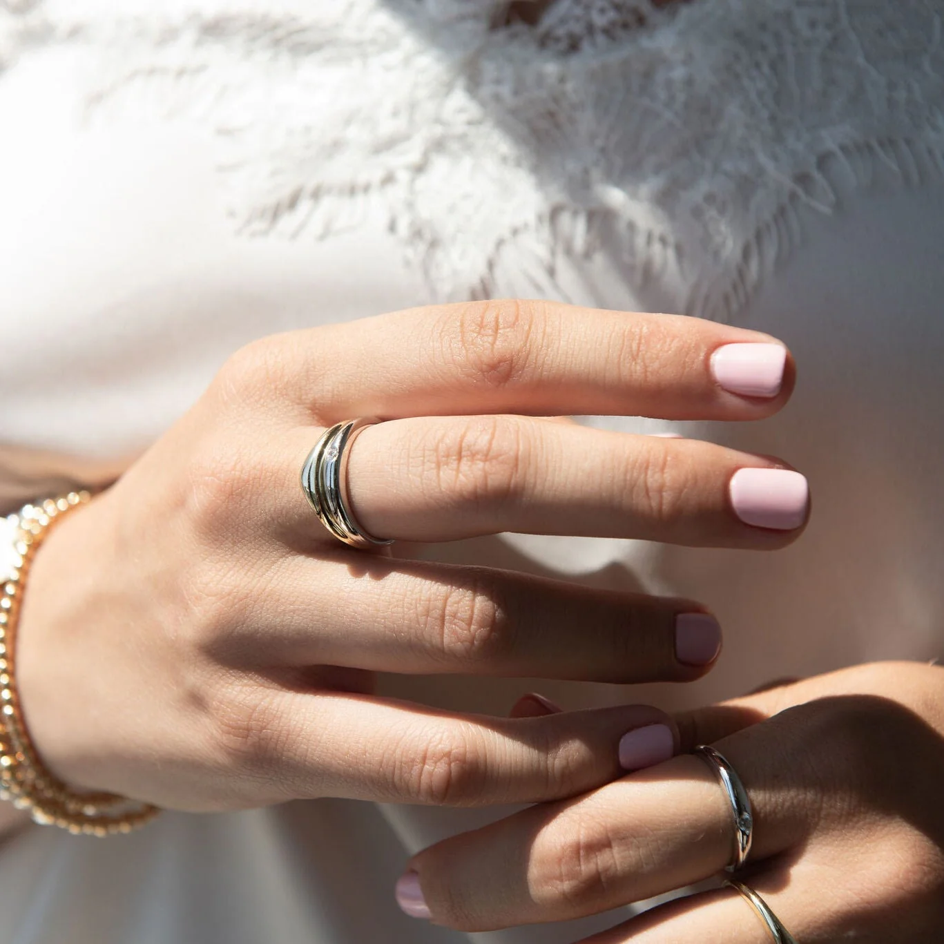 Organic Stacking Ring - Image 6