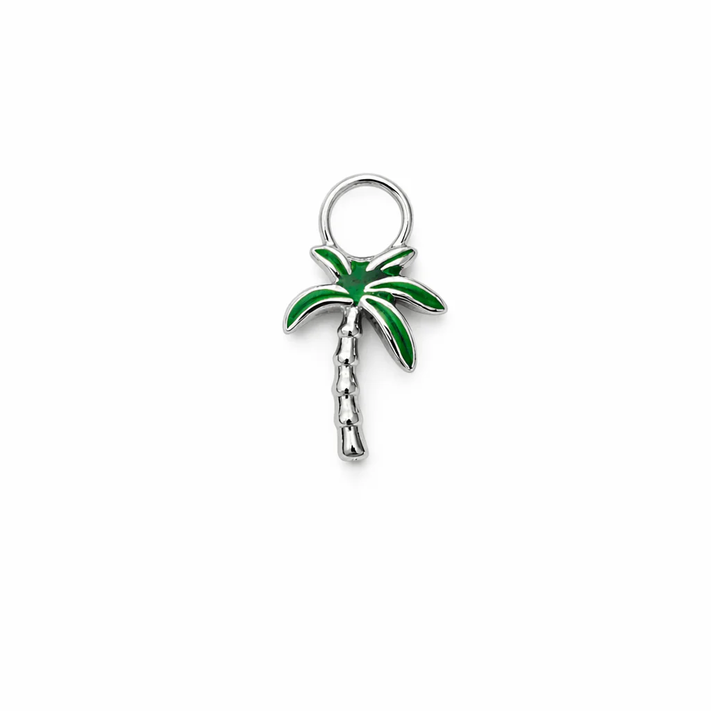 Palm Tree Hoop Single Charm - Image 3