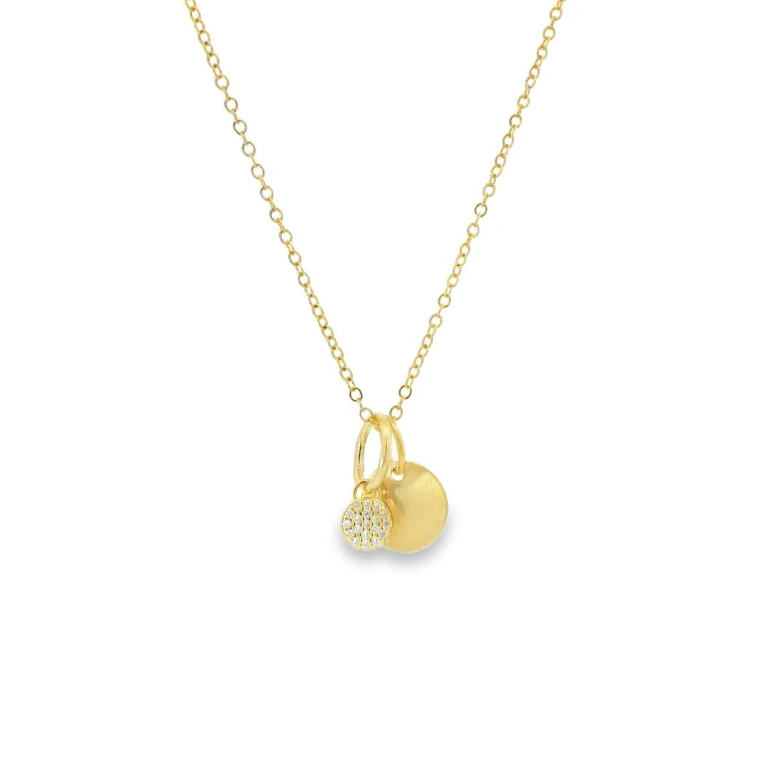 Pavé Circle Necklace - Image 3