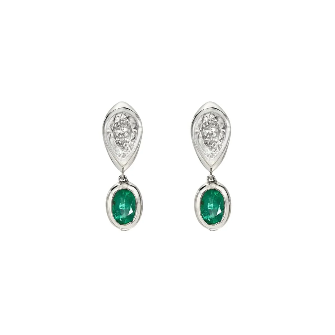 Emerald Drop Earring - Image 4