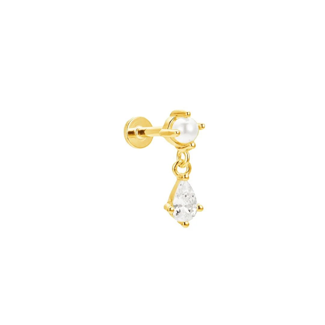 Pearl Flat Back Single Studs - Image 10