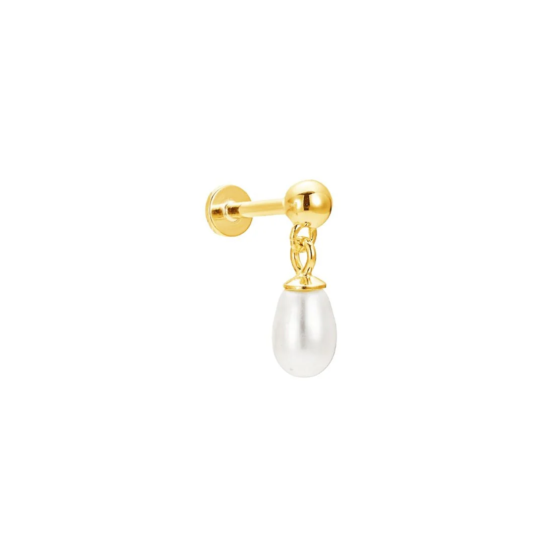 Pearl Flat Back Single Studs - Image 11