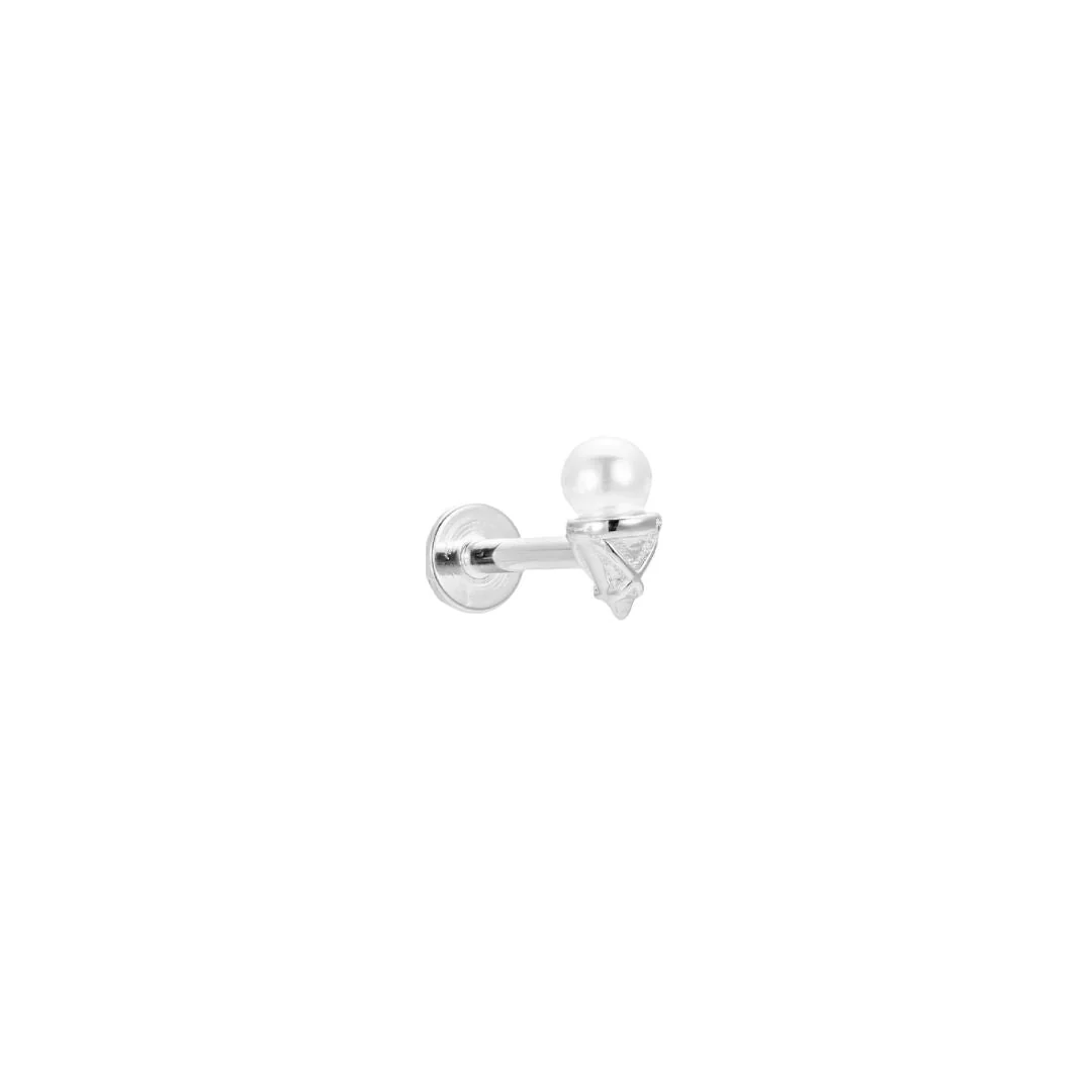 Pearl Flat Back Single Studs - Image 15