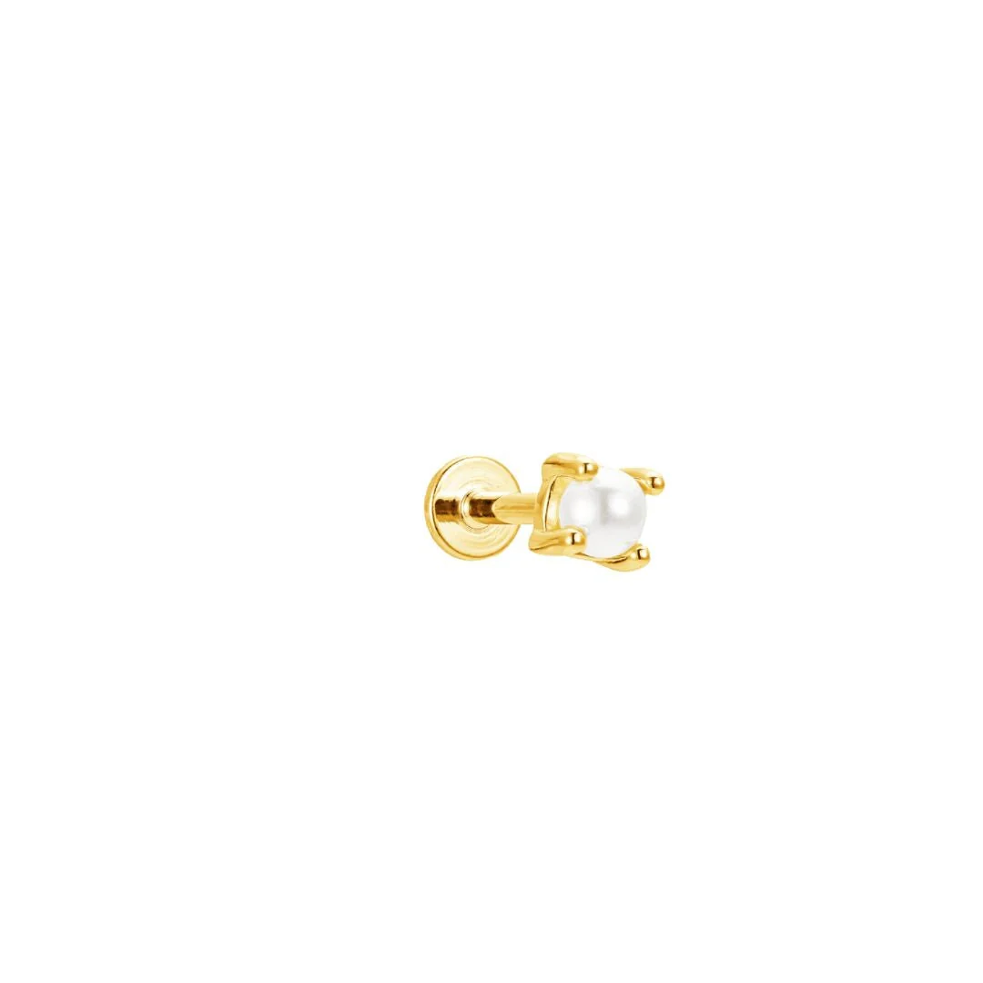 Pearl Flat Back Single Studs - Image 6
