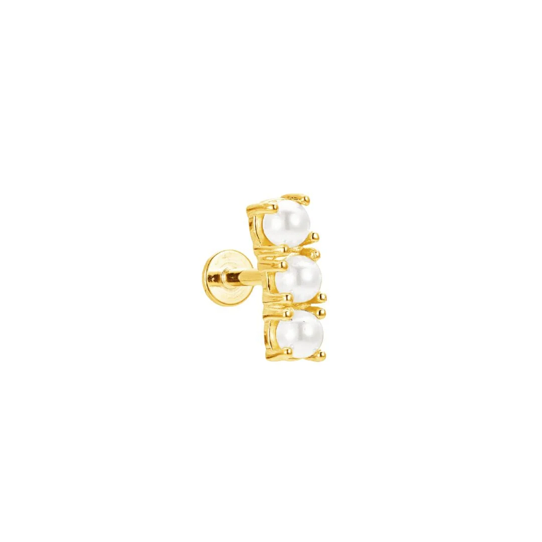 Pearl Flat Back Single Studs - Image 7