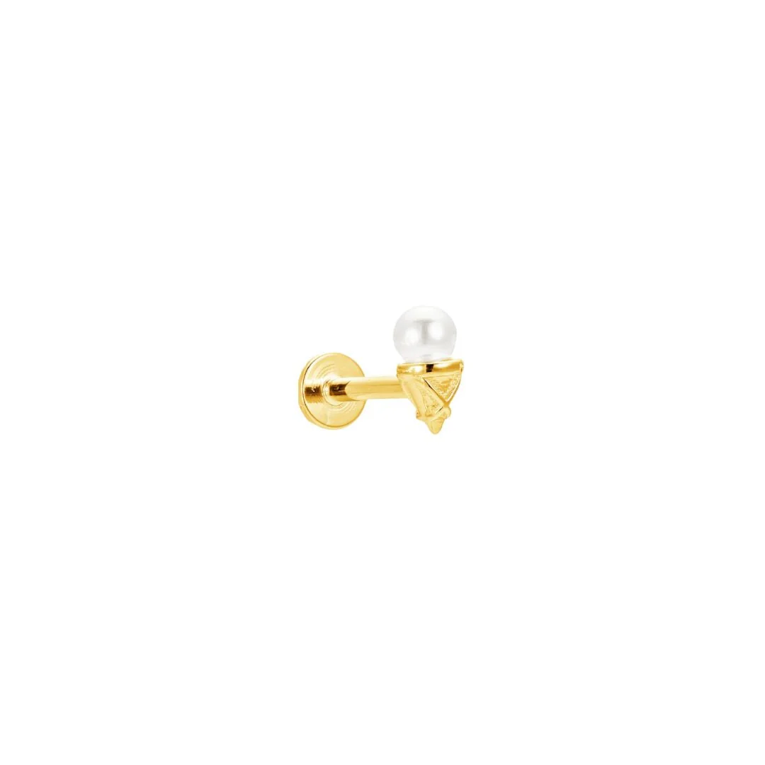 Pearl Flat Back Single Studs - Image 9