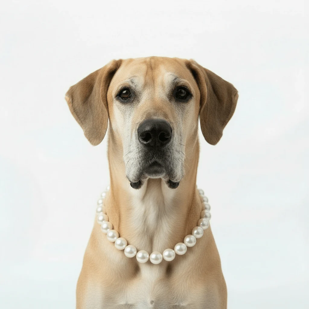 Pearl pet necklaces - Image 5