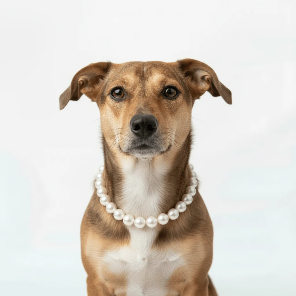 Pearl pet necklaces - Image 6