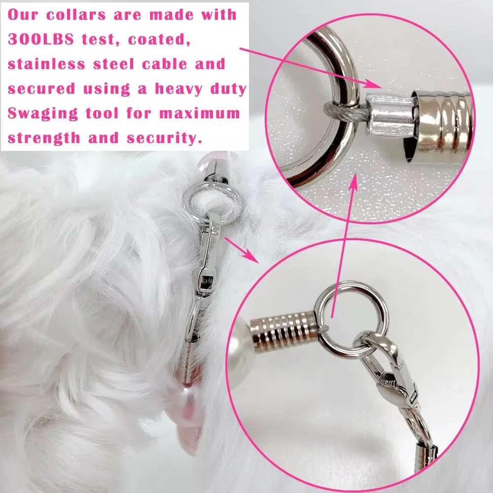 Pearl pet necklaces - Image 8