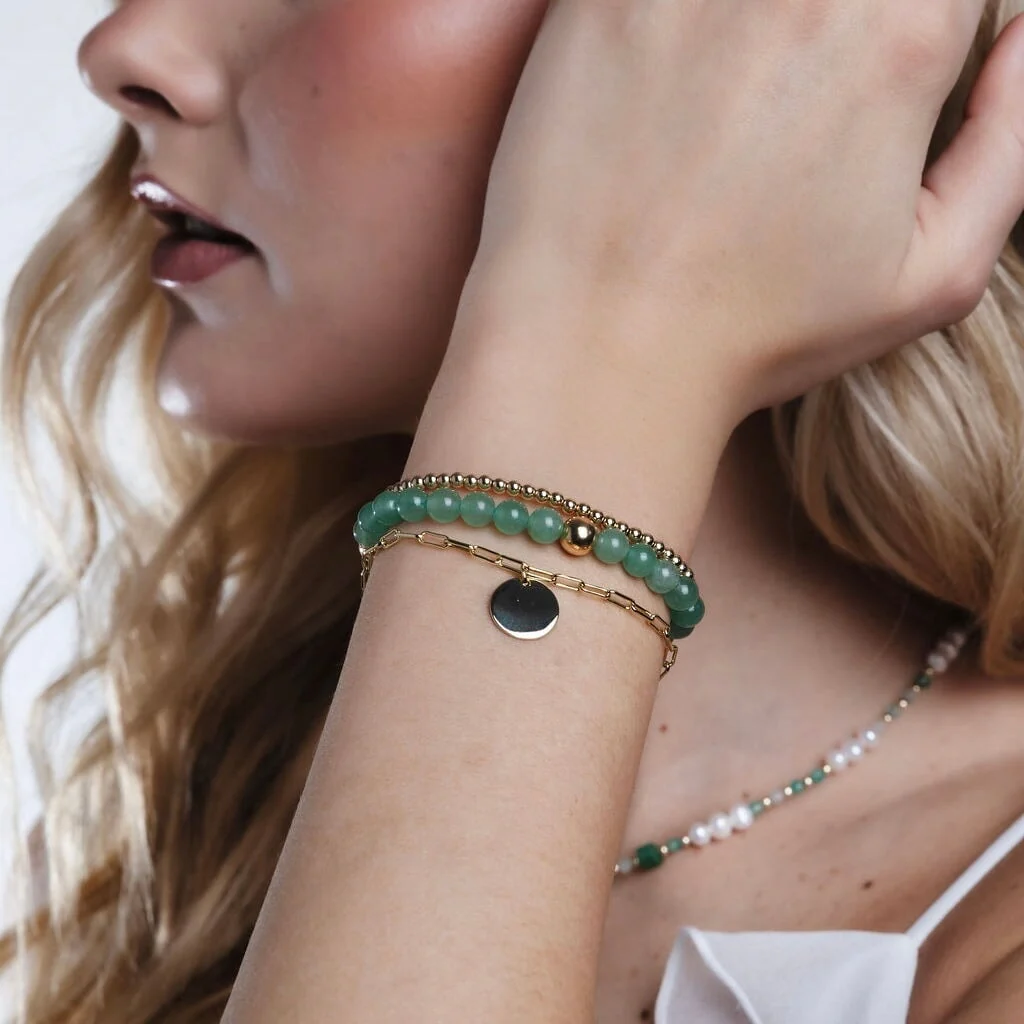 Personalized Green Bracelet Set Bundle & Save - Image 7