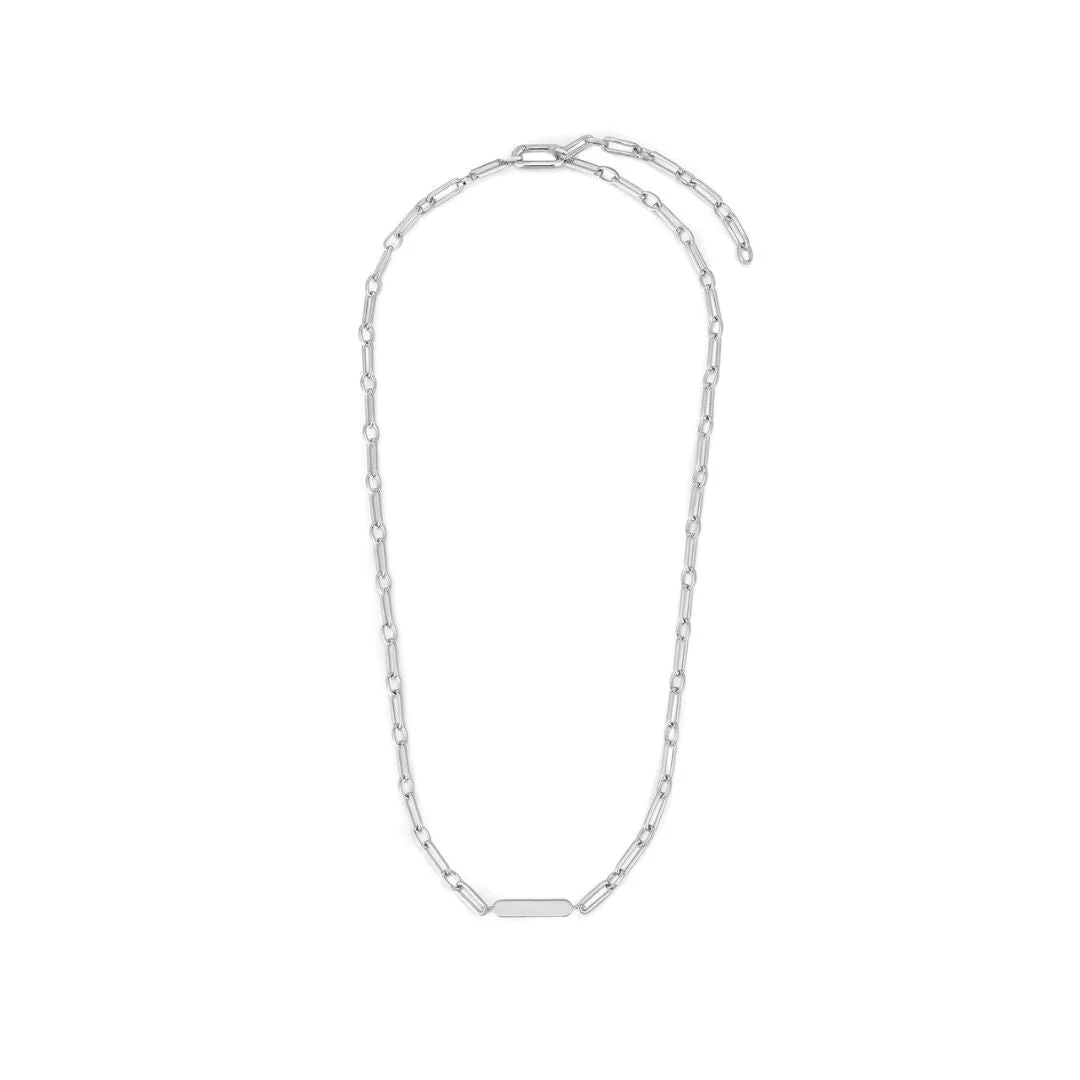 Personalized Paperclip Chain Necklace - Image 6
