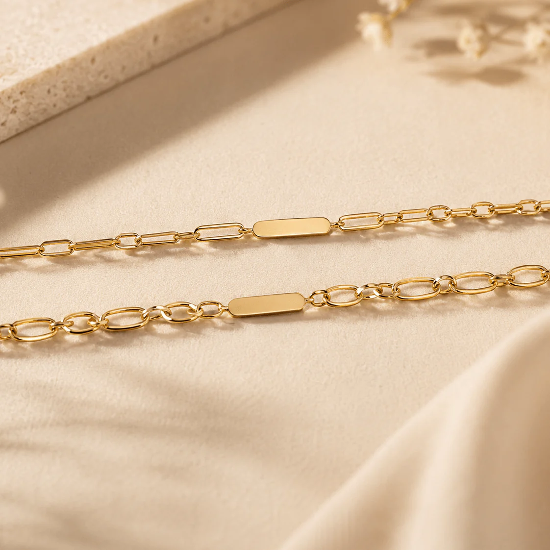 Personalized Paperclip Chain Necklace - Image 9