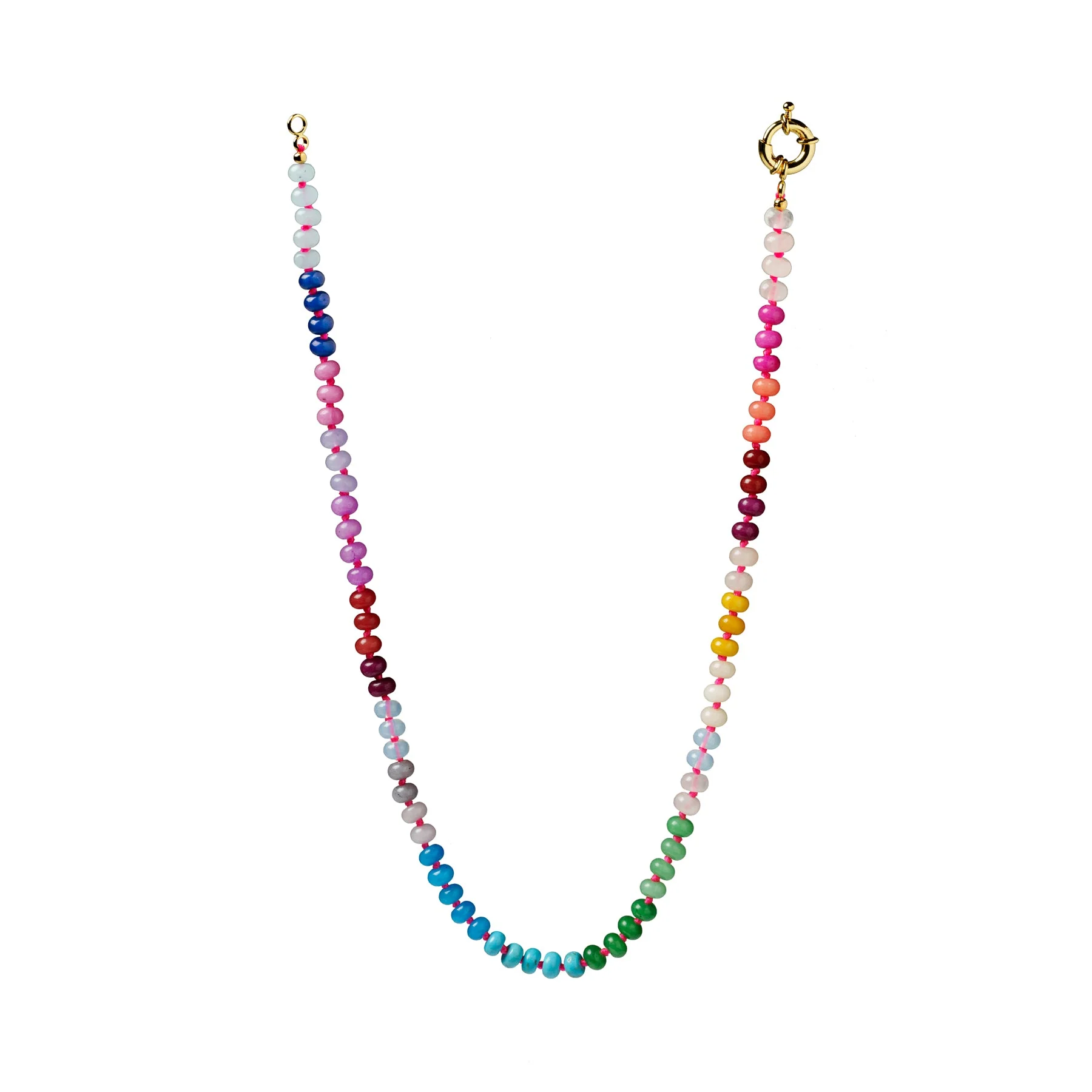 Rainbow Miranda Beaded Necklace - Image 3
