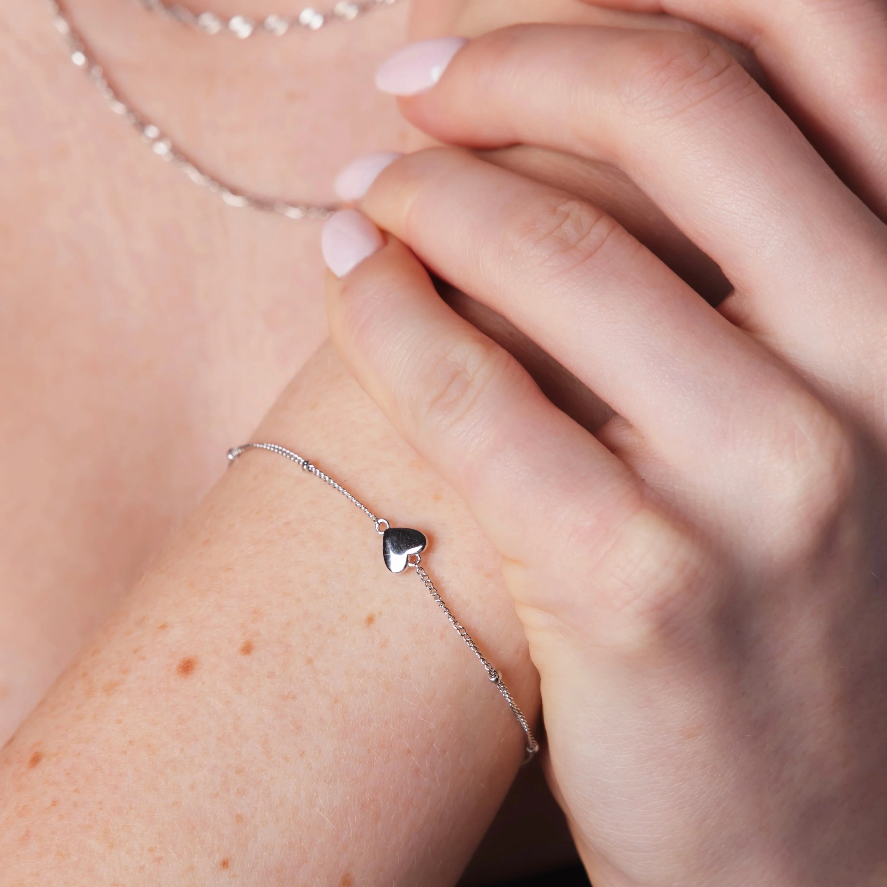 Sideway Mini Heart Bracelet - Image 3