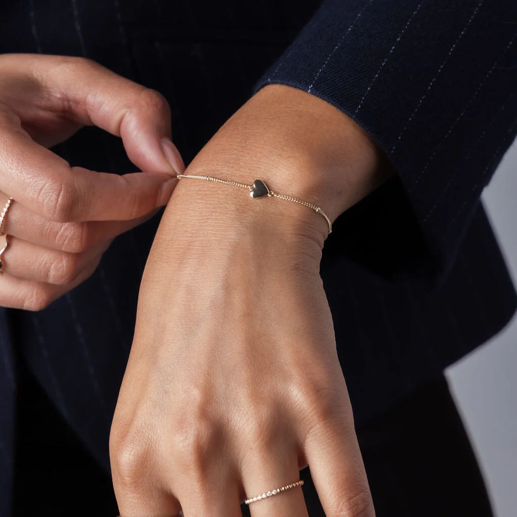 Sideway Mini Heart Bracelet - Image 5