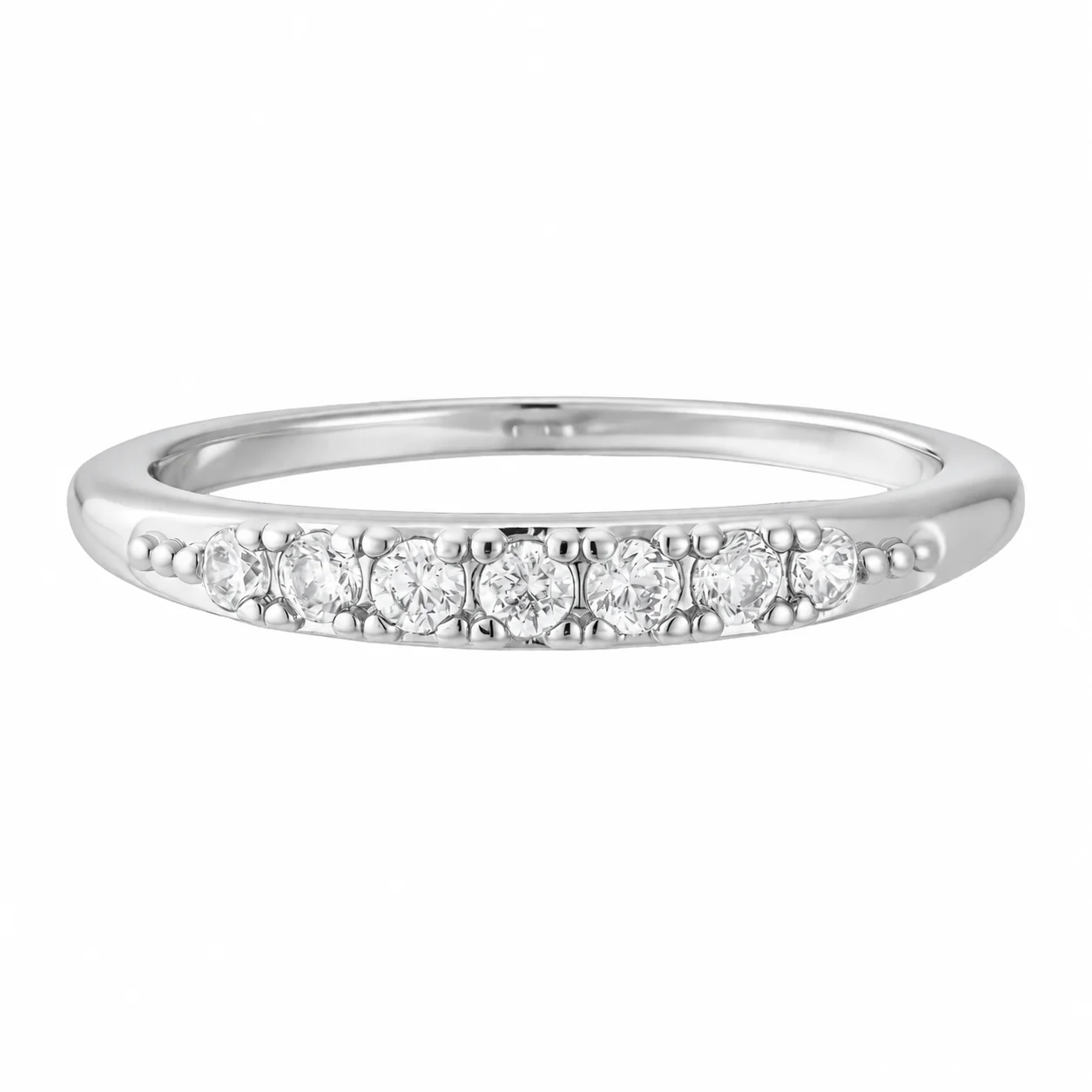 Classic Sparkle Band Ring - Image 3