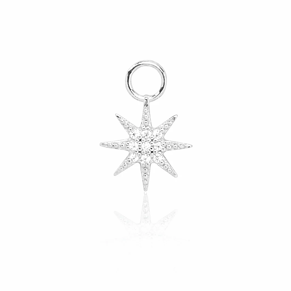 Starburst Single Hoop Charm - Image 3