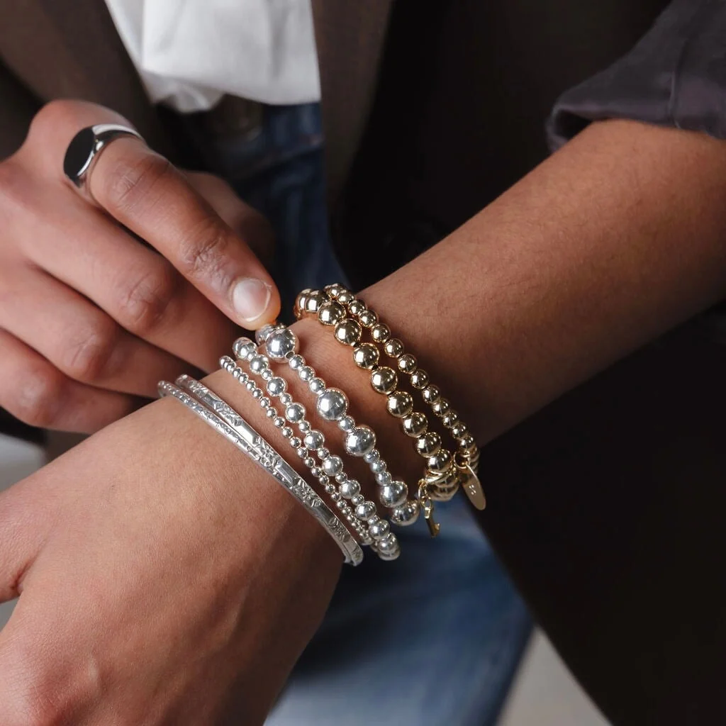 Star Embossed Bangle - Image 2