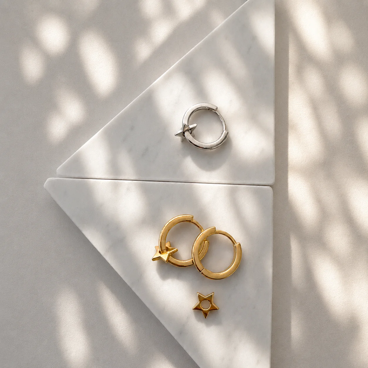 Star Huggie Hoops - Image 4
