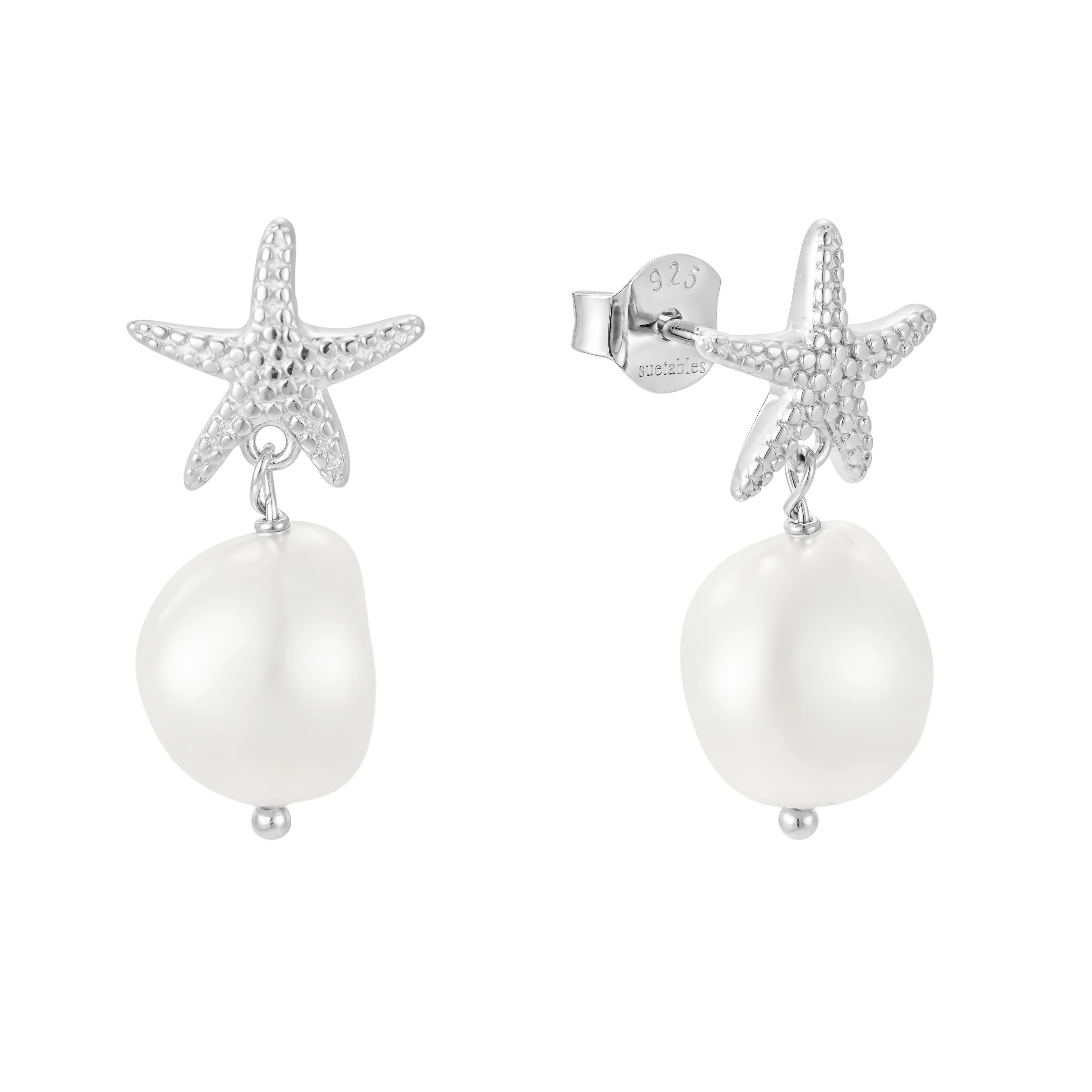 Starfish Pearl Studs - Image 4