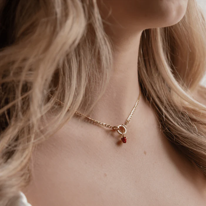 Strawberry Hoop Charm - Image 4