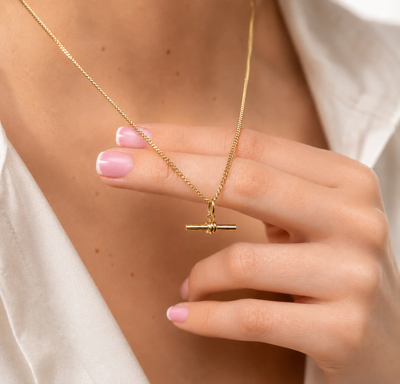 T- Bar Necklace - Image 3