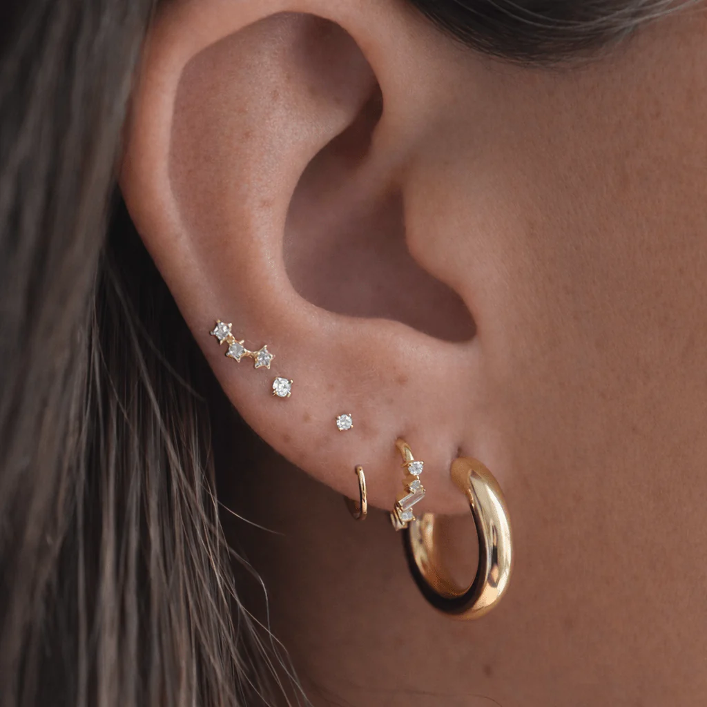 Meg Triple Star Studs - Image 2