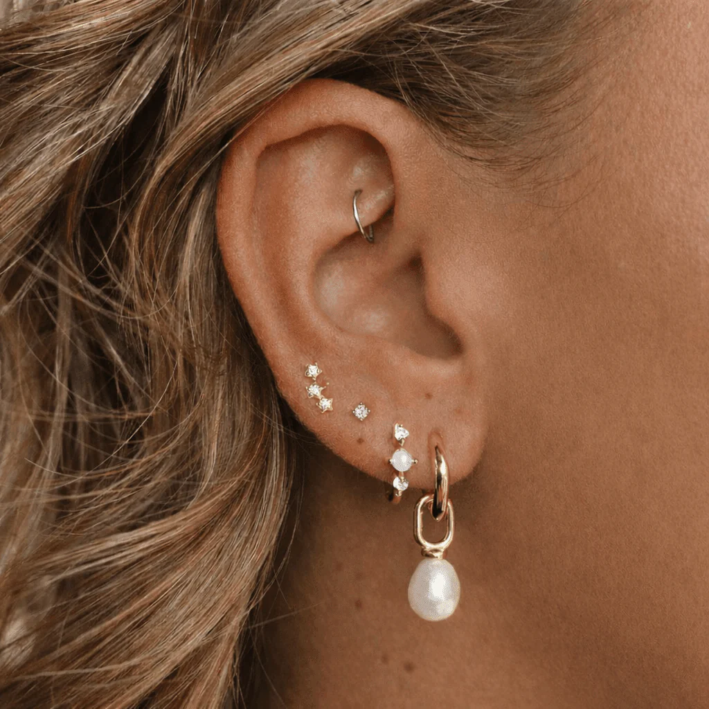 Meg Triple Star Studs - Image 3