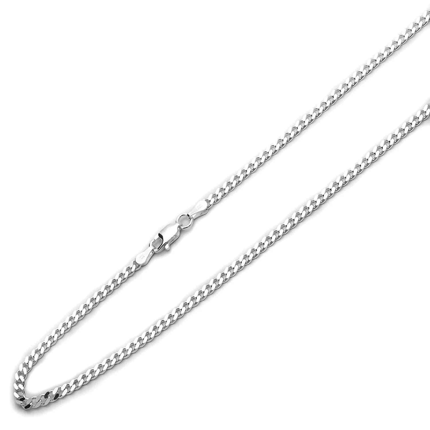 Thick Curb Chain - Sterling Silver - Image 7