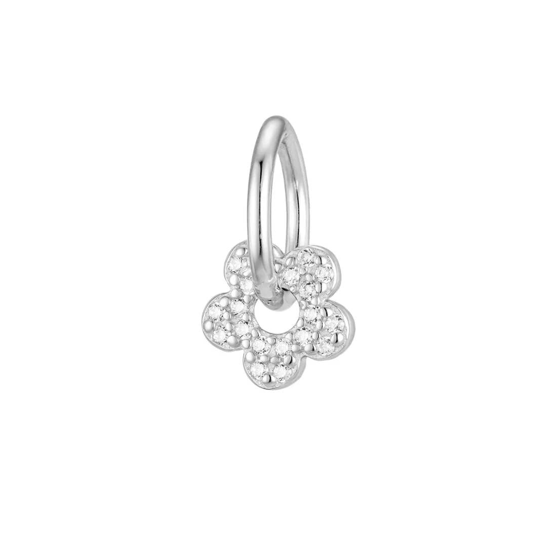 Pavé Flower Necklace - Image 6