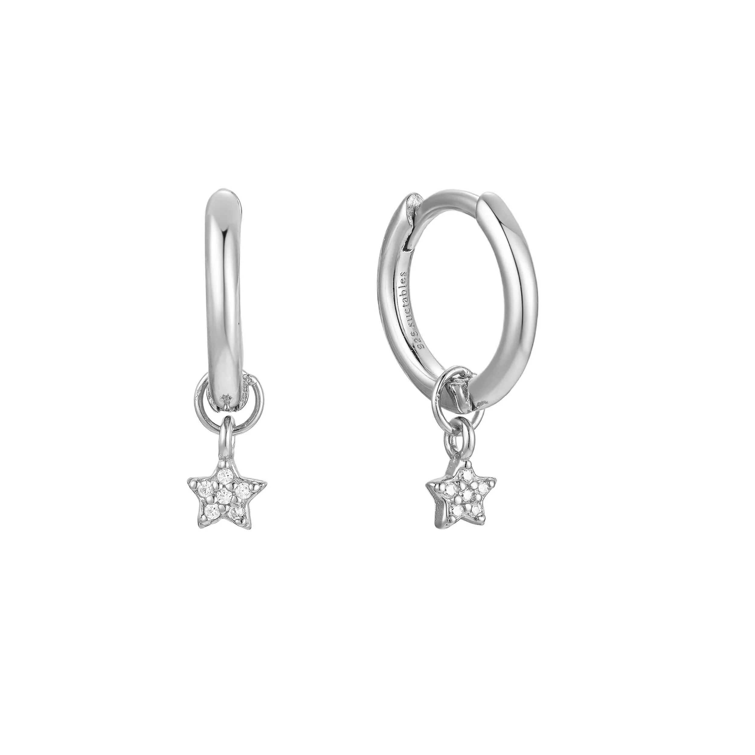 Taylor Single Tiny Hoop with Charm - Image 9