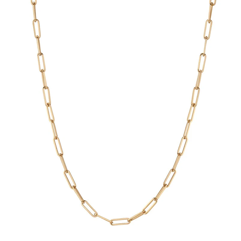 Whitney Large Paperclip Necklace - Image 5